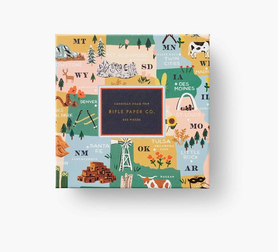 Rifle Paper Co. American Road Trip Jigsaw Puzzle