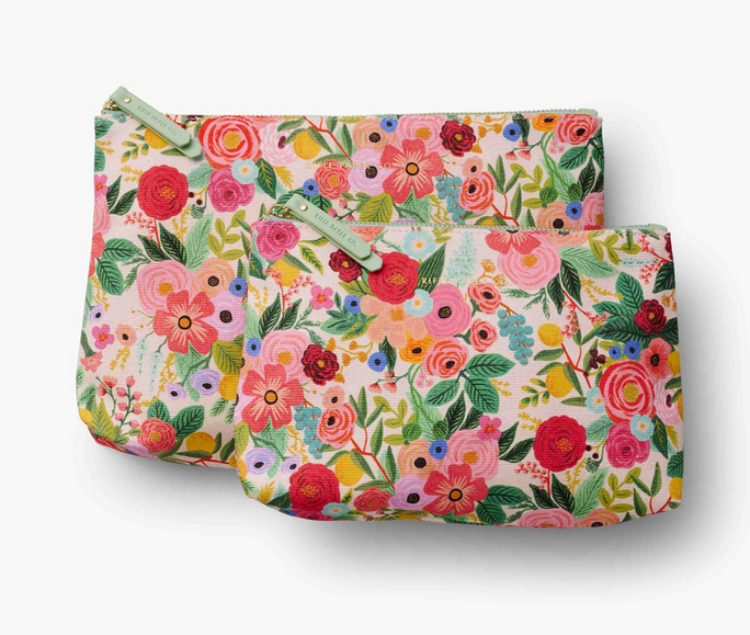 Rifle Paper Co. Garden Party Zippered Pouch Set