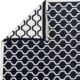 Two's Company Incredible Soft Scarf in Black and White - Trellis