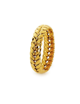 Two's Company Braid Emboss Ring- Small Briad
