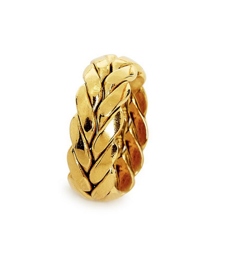 Two's Company Braid Emboss Ring- Large Braid