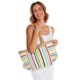 Two's Company Multi Colored Stripe Tote