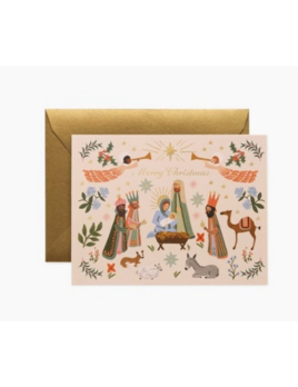 Rifle Paper Co. Nativity Scene Card