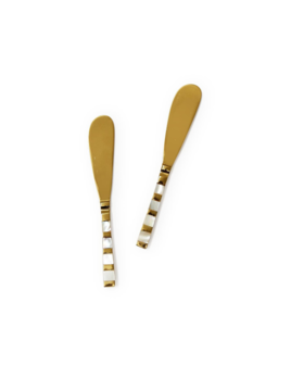 Two's Company Mother of Pearl Spreader Set