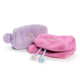 Two's Company Multipurpose Pouch with Embroidered Rainbow - Pink