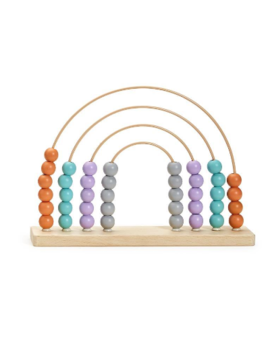 Two's Company Counting Rainbows Hand-Crafted Wooden Abacus - Samak