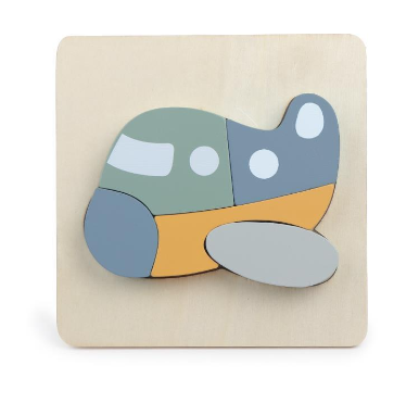 Two's Company My First Vehicles Wooden Puzzle - Airplane