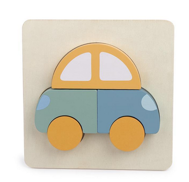 Two's Company My First Vehicles Wooden Puzzle - Car