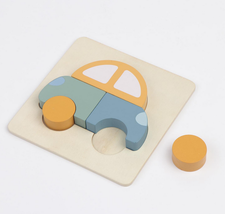 Two's Company My First Vehicles Wooden Puzzle - Car