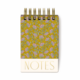 Designworks Ink CHUNKY NOTEPAD - GOLD VINTAGE FLORAL