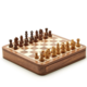 Two's Company Magnetic Chess Set in Hand-Crafted Wooden Box