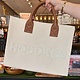 Hoboken Cream Canvas Tote with Pearls