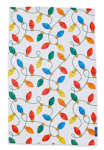 Stonewall Kitchen Tea Towel Christmas Lights
