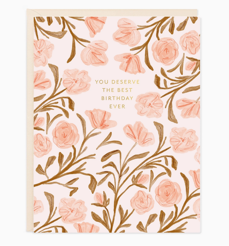 Ramona & Ruth Deserve Best Birthday Blooms Card