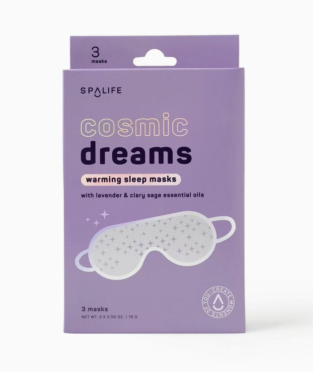 My Spa Life Cosmic Dreams Warming Sleep Masks, Spa Eye Mask