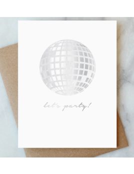 Abigail Jayne Design Disco Ball Birthday Greeting Card