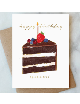 Abigail Jayne Design Gluten Free Cake Birthday Greeting Card