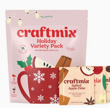 Craftmix Seasonal Variety Pack Cocktail Mixers - 6 Servings Multipack