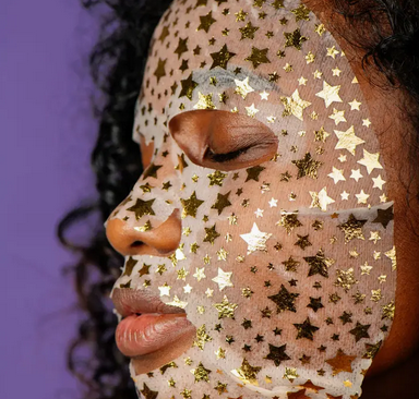 Vitamasques Power Glow Diamond Infused Metallic Face Sheet Mask