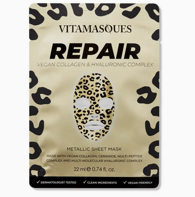 Repair Vegan Collagen & Gold Metallic Face Sheet Mask