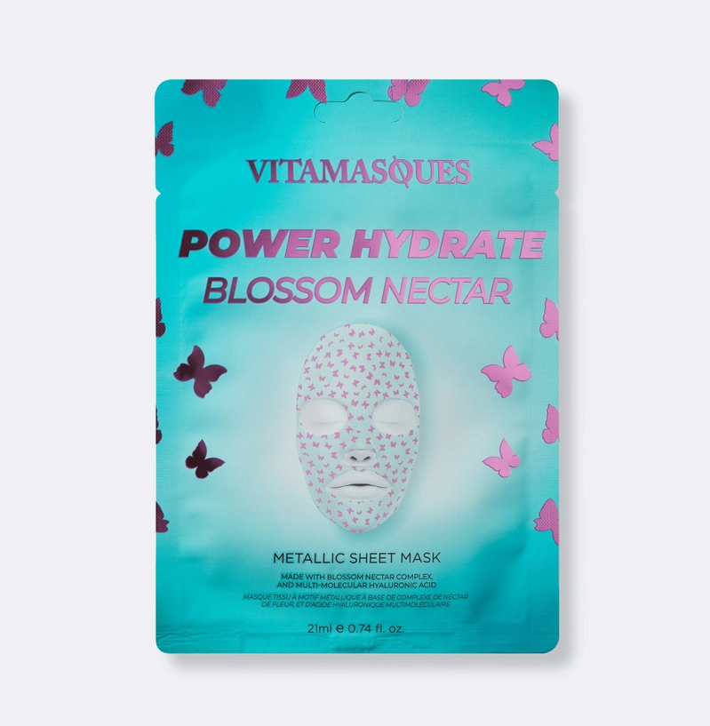 Power Hydrate Blossom Nectar Metallic Face Sheet Mask