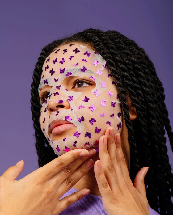 Vitamasques Power Hydrate Blossom Nectar Metallic Face Sheet Mask