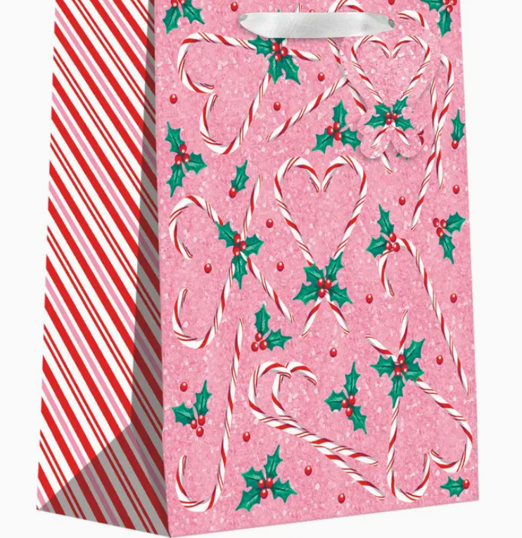Jillson & Roberts Candy Cane Love - Totes - Medium