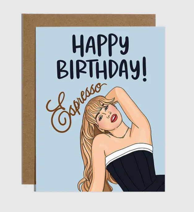 Brittany Paige Sabrina Espresso Birthday Card