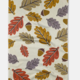 Geometry Retro Leaves Tea Towel