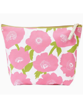 rockflowerpaper Poppies Pink Pouch Large