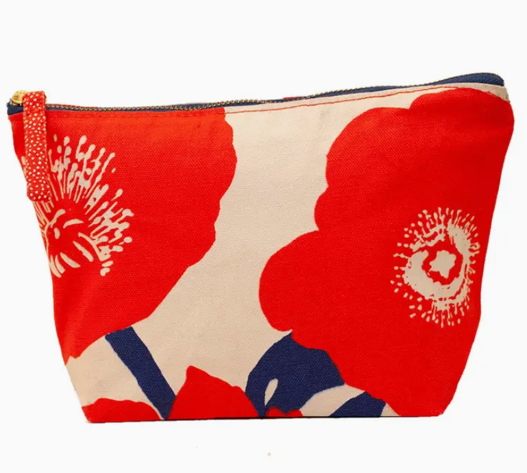 rockflowerpaper Poppies Pouch, Medium