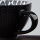 Now Designs by Danica Black Stamped Latte Mug 14 oz