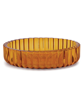 THE MOOKIE AND LENNY NESTING BOWLS - AMBER, SET OF 2