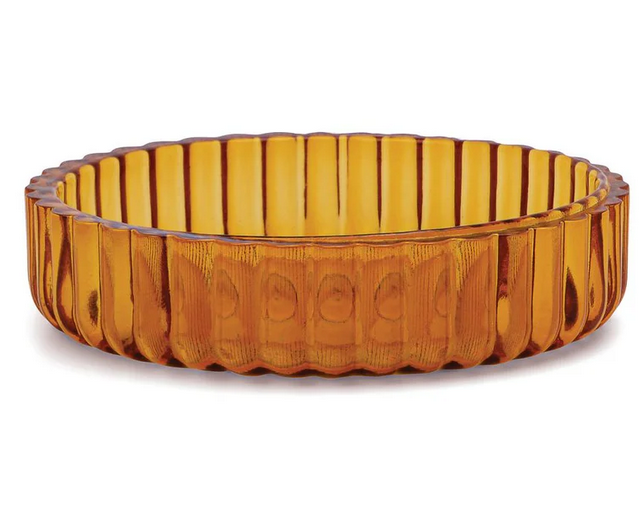THE MOOKIE AND LENNY NESTING BOWLS - AMBER, SET OF 2