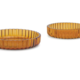 THE MOOKIE AND LENNY NESTING BOWLS - AMBER, SET OF 2