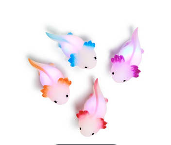 Two's Company Bath Buddy Color Changing Light Up Axolotl Toy