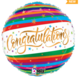 Balloons Everywhere 18" Congratulations Fun Stripes Balloon