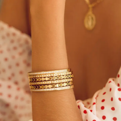 Diamond Cut Bracelet - Gold