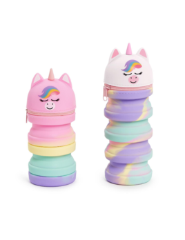 Two's Company Rainbow Unicorn Expandable Multipurpose Holder / Case