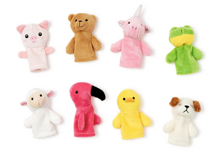 Two's Company Cute and Cuddly Finger Puppet