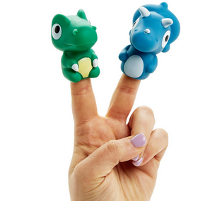 Two's Company Dino-Rama Set of 5 Dinosaur Finger Puppets