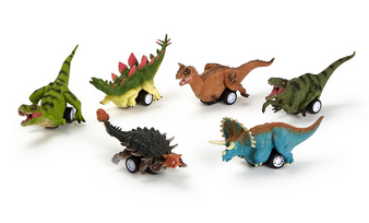 Two's Company Pull Back Dinosaur Toy
