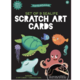 Two's Company Scratch Art and Coloring Cards Kit - Ocean
