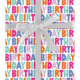 Cosmic Birthday Roll Wrap-4ft