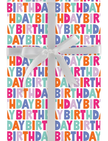 Cosmic Birthday Roll Wrap-4ft