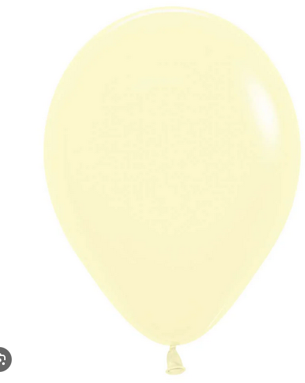 GG Distributors Latex Balloon - Pastel Yellow 12"
