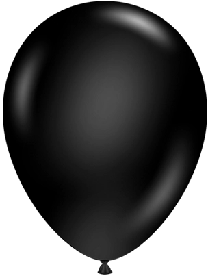 Latex Balloon - Black 11"