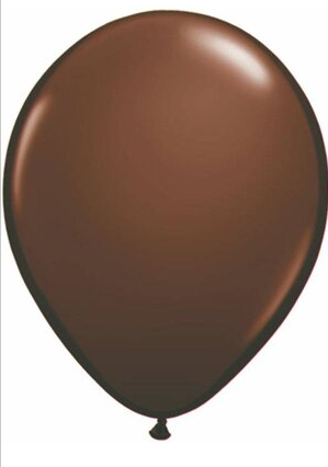 Latex Balloon - Brown 11"