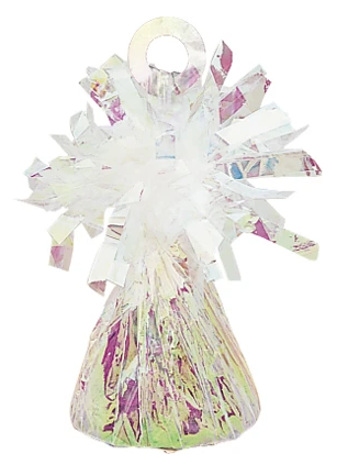 Balloons Everywhere Balloon Accessories - Balloon Weights Iridescent White