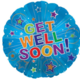 GG Distributors 17” Get Well Soon Mylar Balloon
